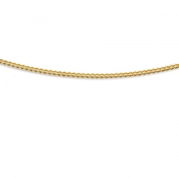 9ct gold 18 inch curb Chain